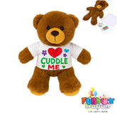 Teddy Bear Stuffem with T-Shirt (new design)