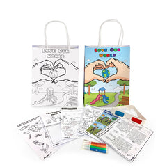 Eco-Friendly Love Our World Sustainability Activity Bag - Bulk Buy (150 Units)