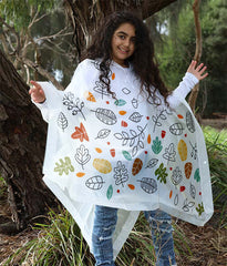 Colour-In Poncho - Ready For Autumn