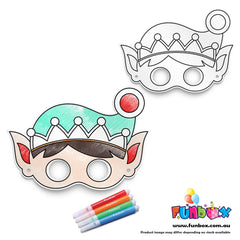 Elf Colour-In Mask - Bulk Buy - 250 Units