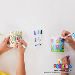 Colour-In Mug With Markers