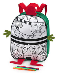 Colour-Me-In Pirate Backpack With Texters