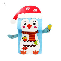 Diy Christmas Penguin Paper Bag Kit