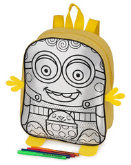 Colour-Me-In Smiley Backpack With Texters