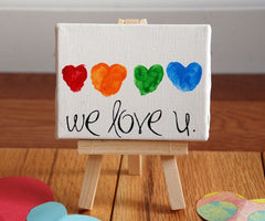 DIY Mother's Day Canvas Kit On Easel - 48 units