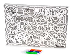 Indigenous Artboard With Markers