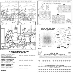 3D Christmas Activity Bag With Activity Sheets - Bulk Price - Box Of 200 Sets- $1.25 Ea