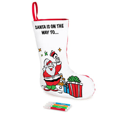 Colour-In Christmas Stocking (Single Design)