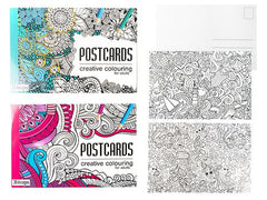 Adult Postcard Colouring Kit - Bulk Buy
