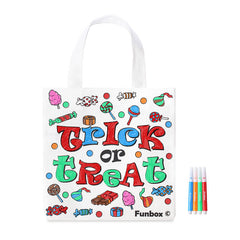 Halloween Colour-In Tote Bag - Bulk Buy (250 Units)