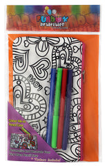 Colour-In Heart Pencil Case