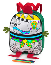 Colour-Me-In Pirate Backpack With Texters