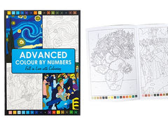 Advanced Colour By Number Teen / Adults Activity Kit - Bulk Buy