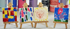 Design Your Own Mini Canvas Kit On Easel - Pack Of 24 Kits