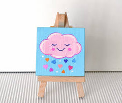 Design Your Own Mini Mothers Day Canvas Kit On Easel - 48 units