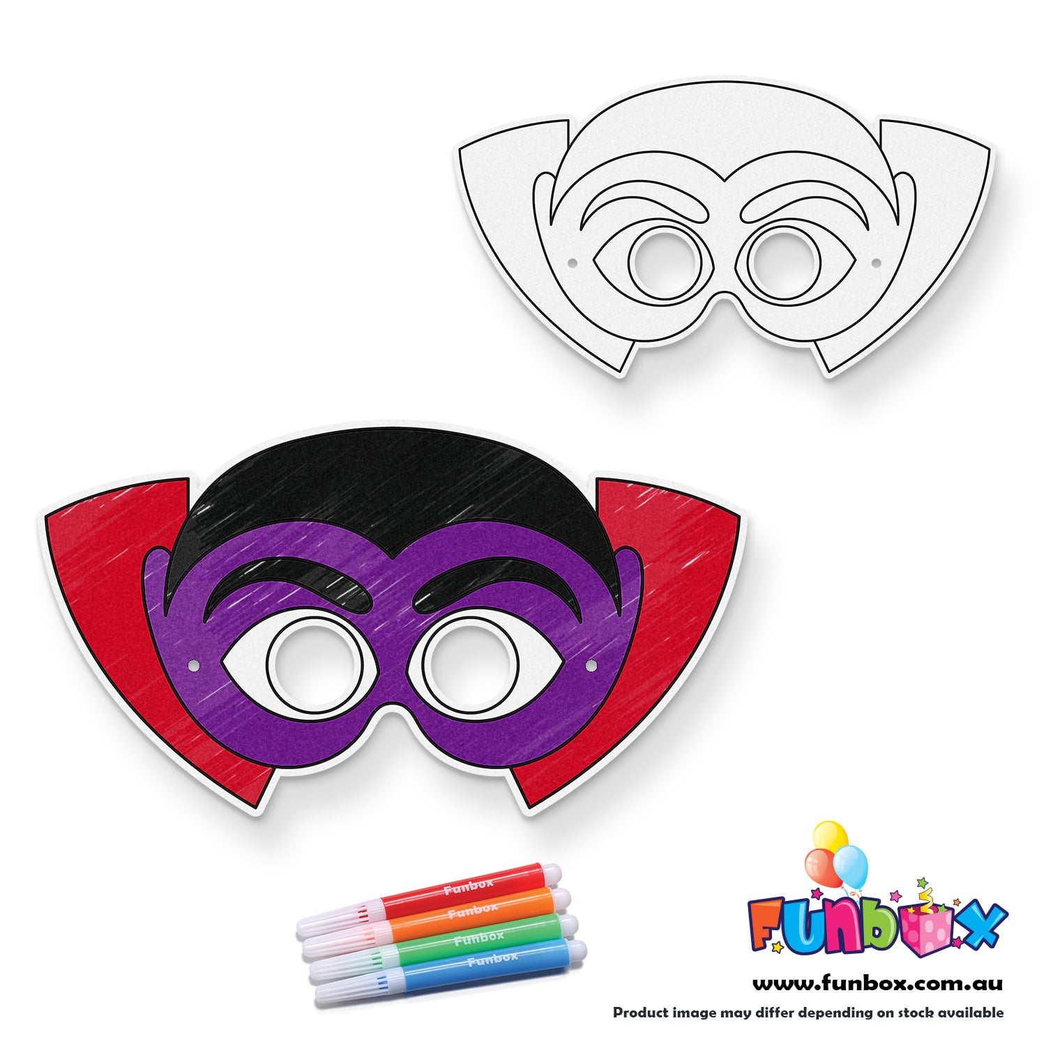 Hallowen Dracula Costume (Cape & Mask)