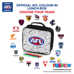 AFL Colour-In Lunch Box - Choose Your Team!