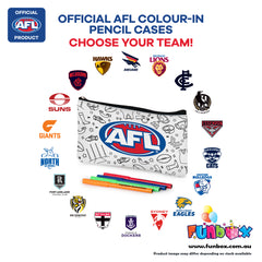 AFL Colour-In Pencil Case - Choose Your Team!