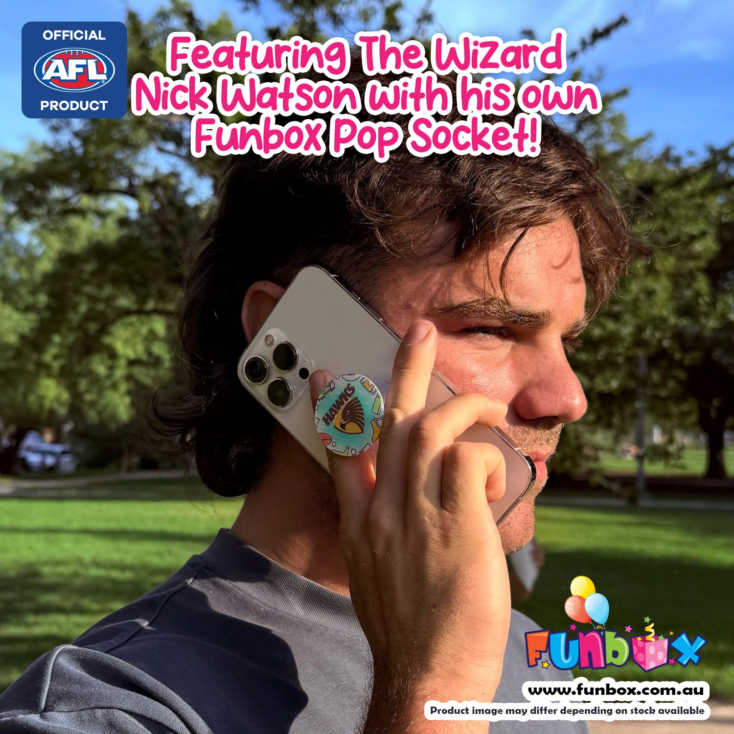 AFL Colour-In Pop Socket - Choose Your Team!