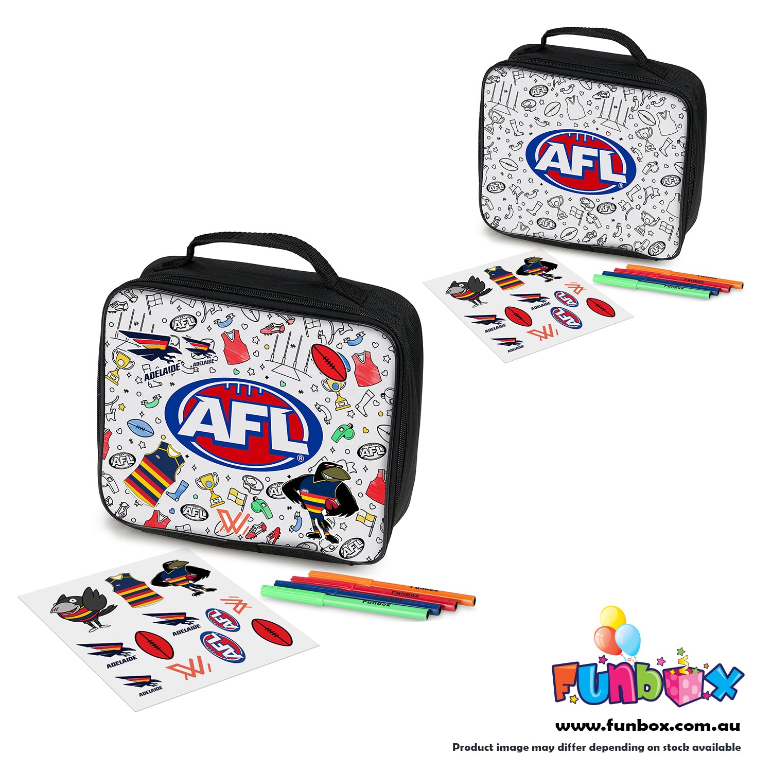 AFL Colour-In Lunch Box - Choose Your Team!