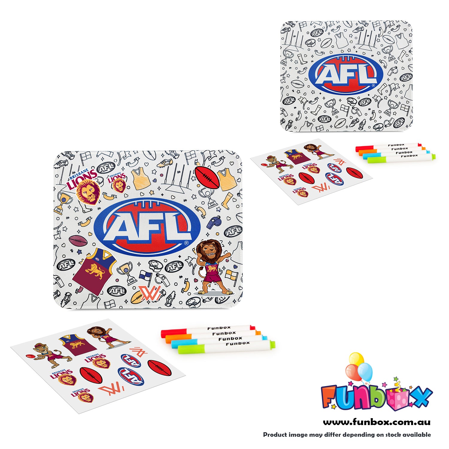 AFL Colour-In Mouse Pad - Choose Your Team!