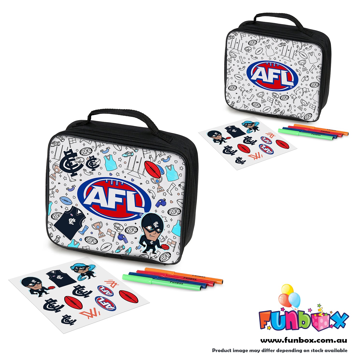 AFL Colour-In Lunch Box - Choose Your Team!