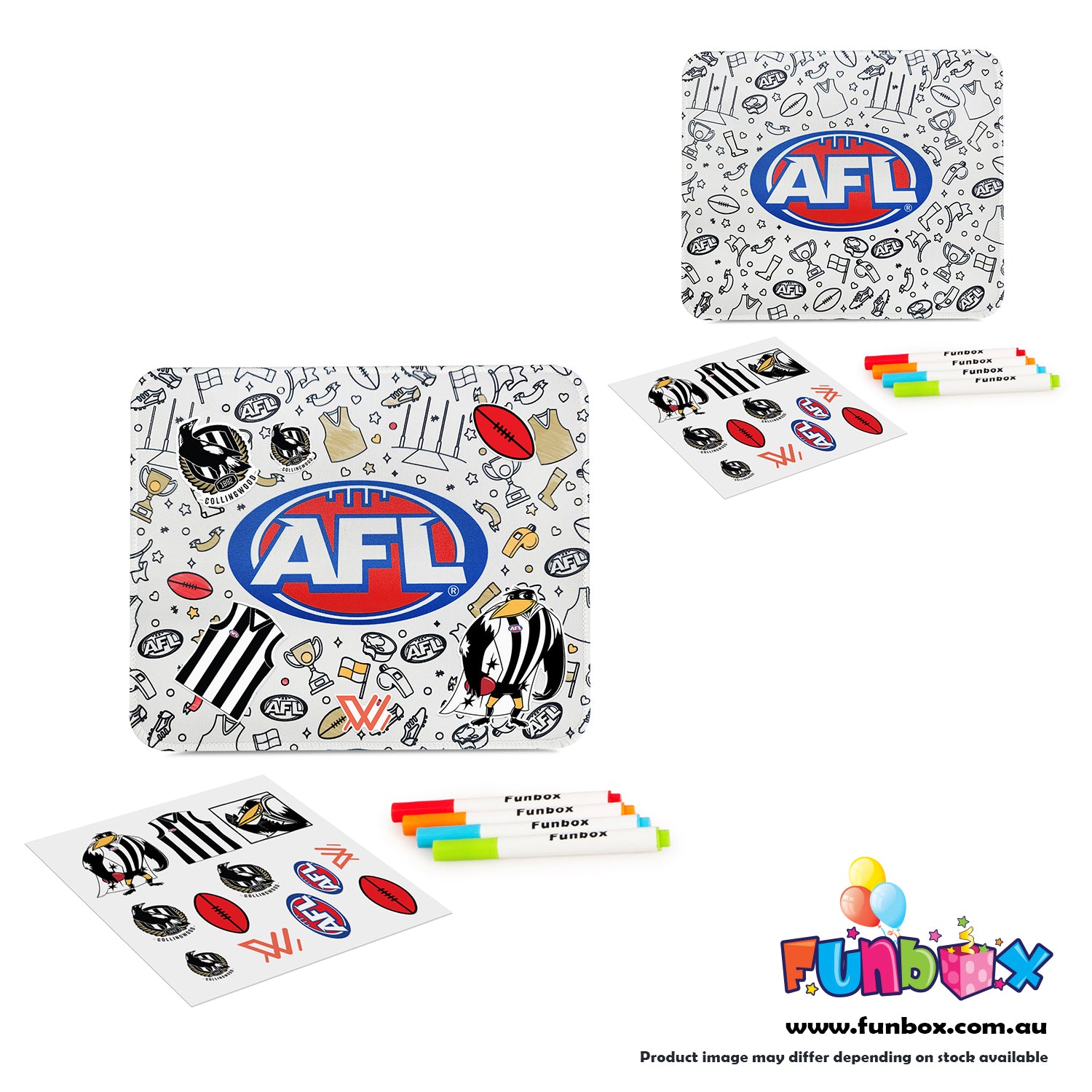 AFL Colour-In Mouse Pad - Choose Your Team!