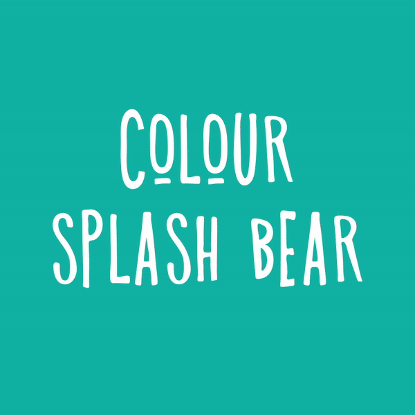 Colour Splash Bear Money Box Kit