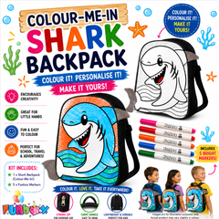 Colour-Me-In Shark Backpack