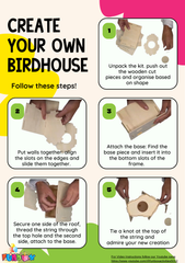 DIY Wooden Birdhouse Kit