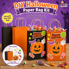 DIY Halloween Trick or Treat Paper Bag Kit