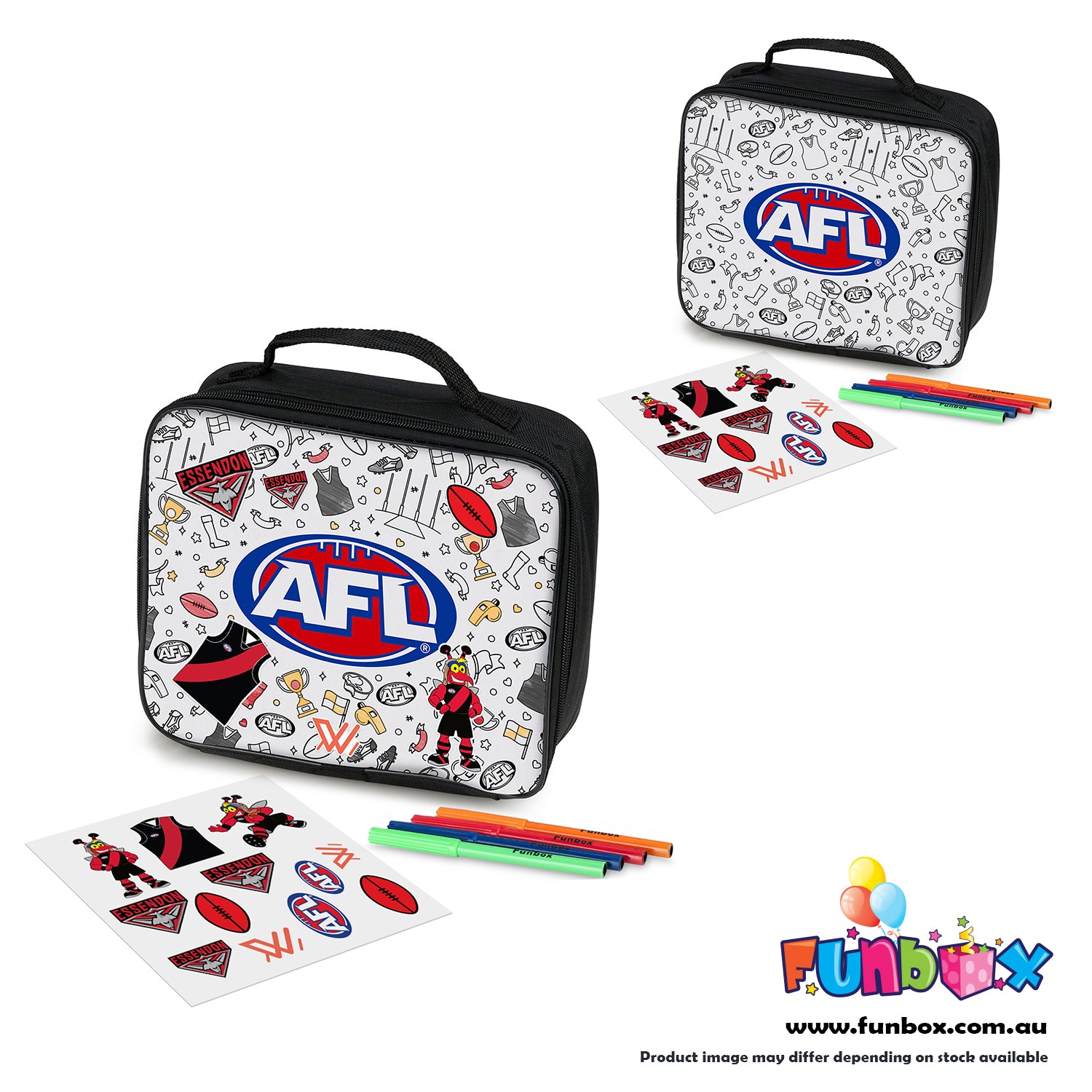 AFL Colour-In Lunch Box - Choose Your Team!