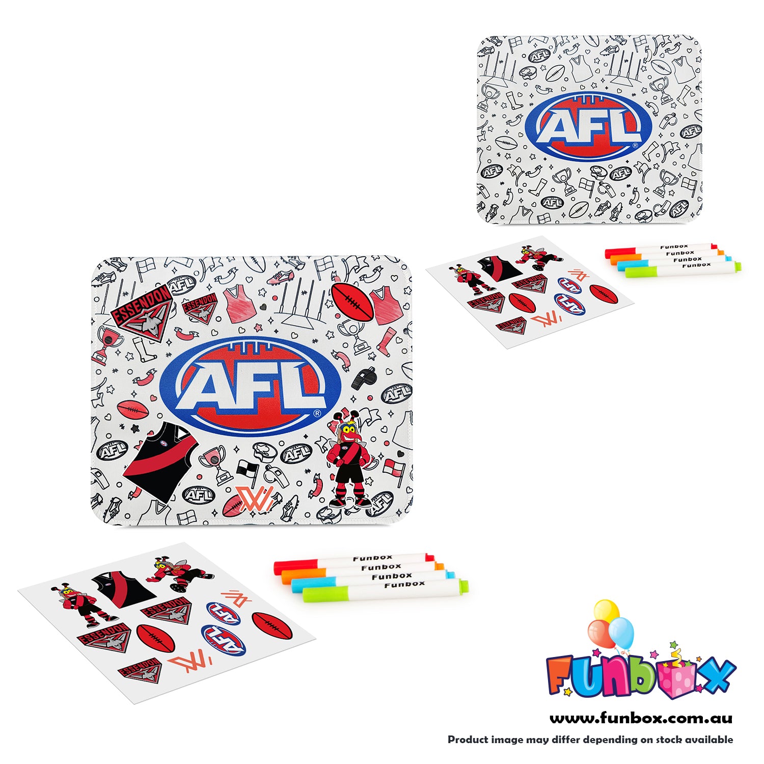 AFL Colour-In Mouse Pad - Choose Your Team!