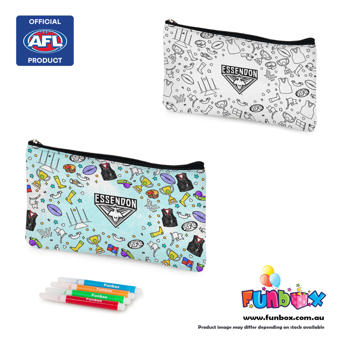 AFL Colour-In Pencil Case - Choose Your Team!