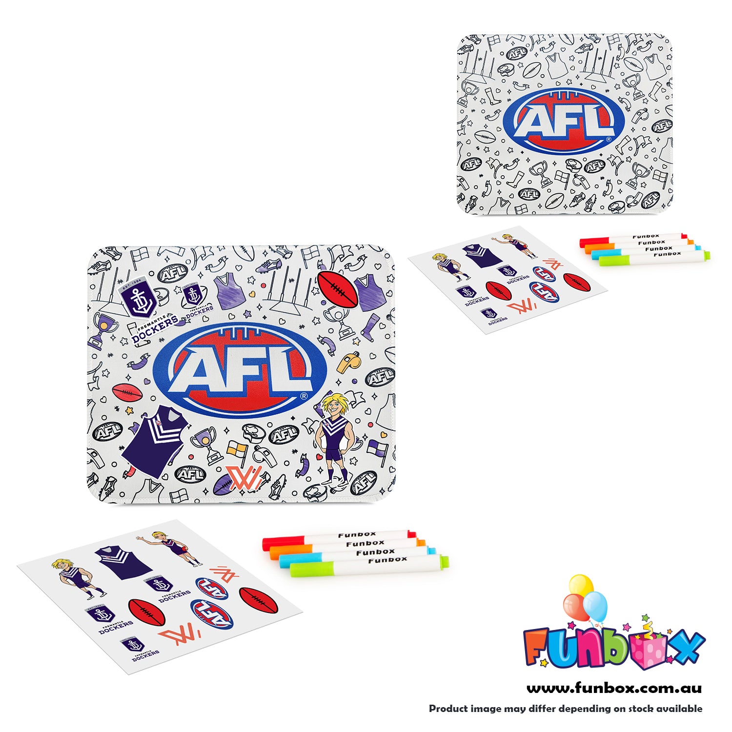 AFL Colour-In Mouse Pad - Choose Your Team!