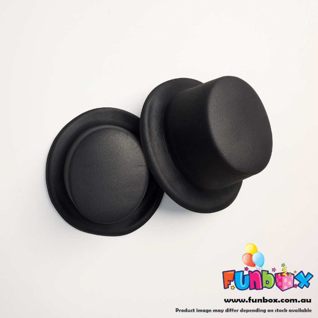 Black Foam Top Hat