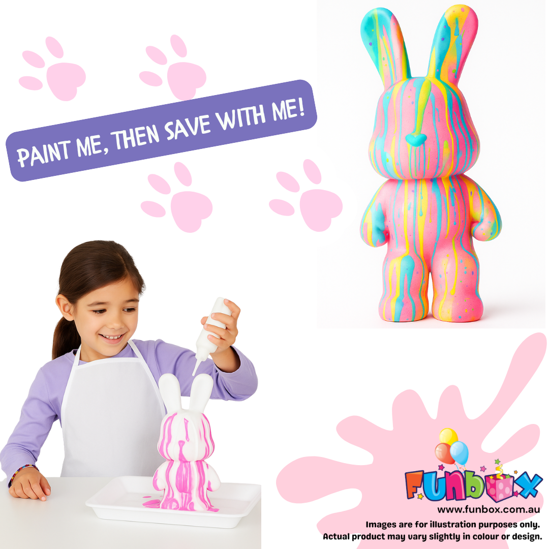 Colour Splash Bunny Money Box Kit