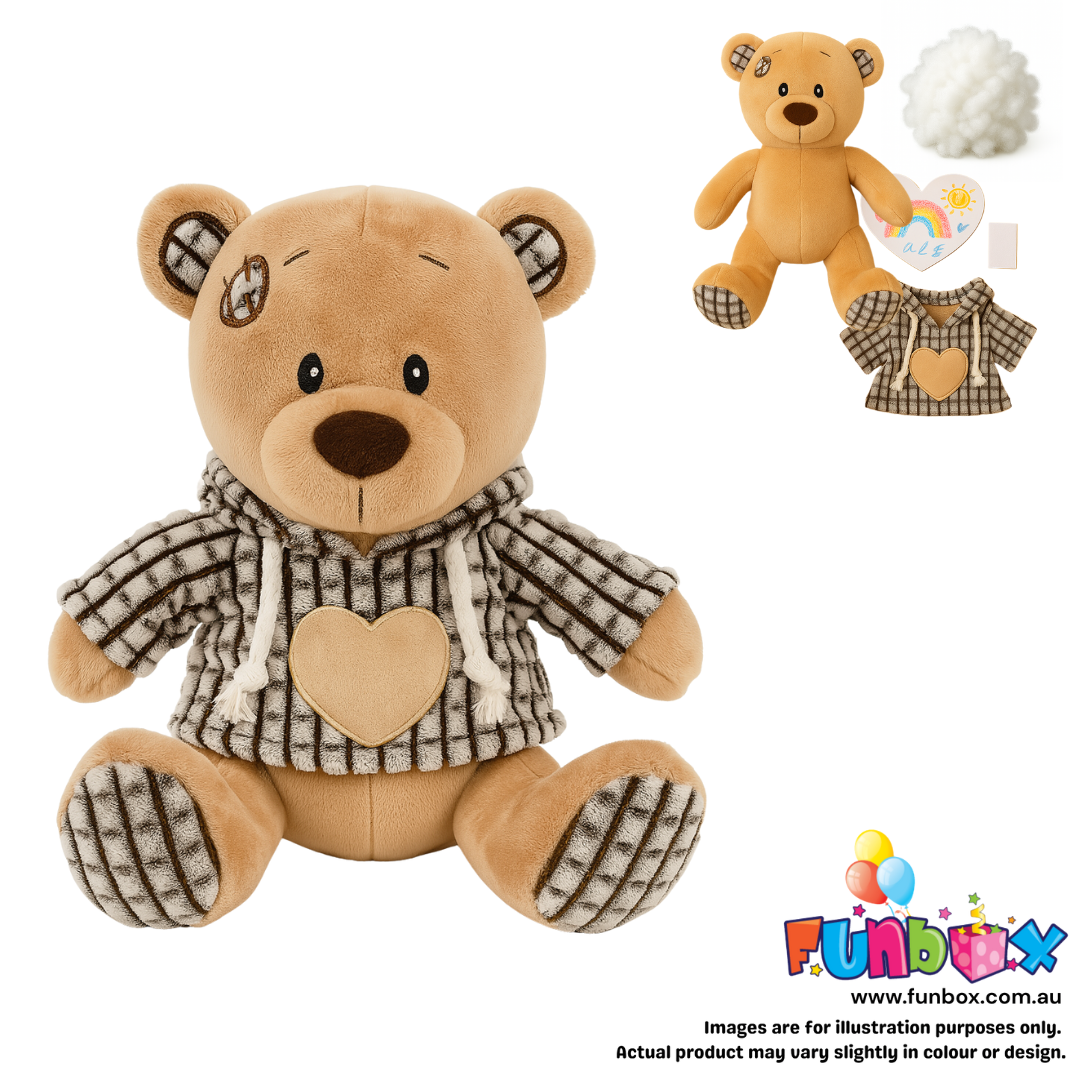 New! Patches Teddy Bear Stuffem