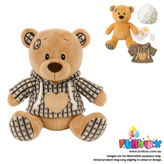 New! Patches Teddy Bear Stuffem