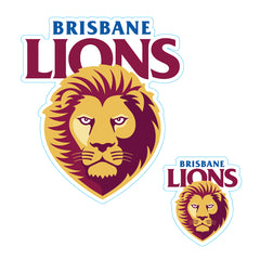 AFL Licensed Team Logo Vinyl Stickers (5-Pack) - Choose Your Team!