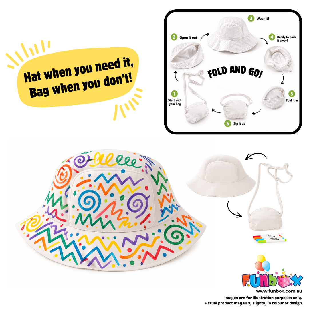 2-in-1 Fold & Go Bucket Hat Kit