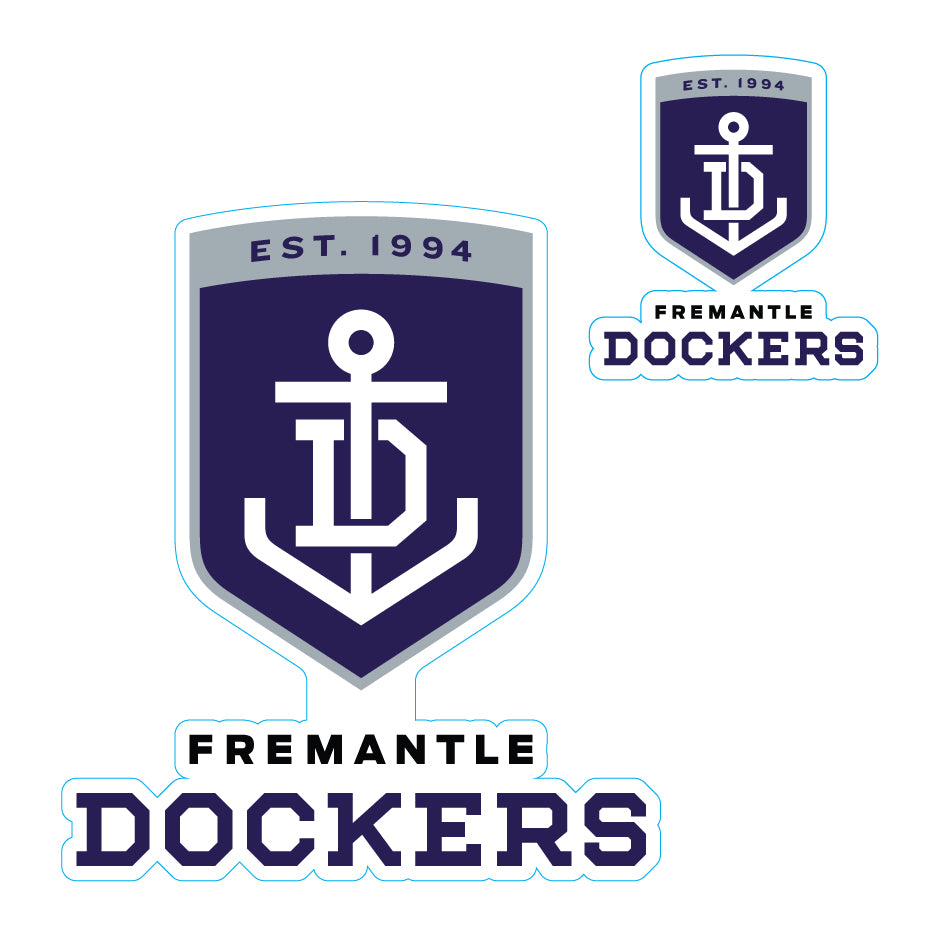 AFL Licensed Team Logo Vinyl Stickers (5-Pack) - Choose Your Team!