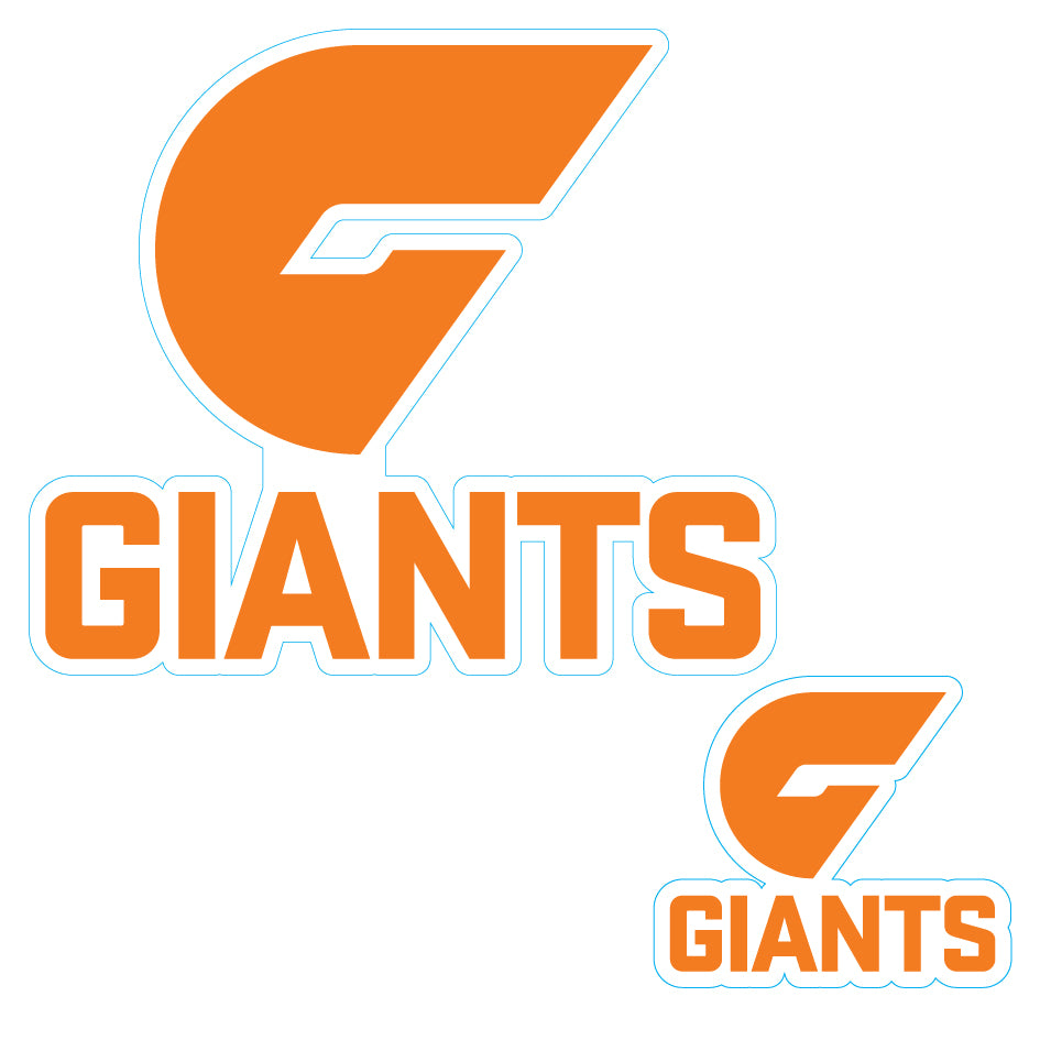 AFL Licensed Team Logo Vinyl Stickers (5-Pack) - Choose Your Team!