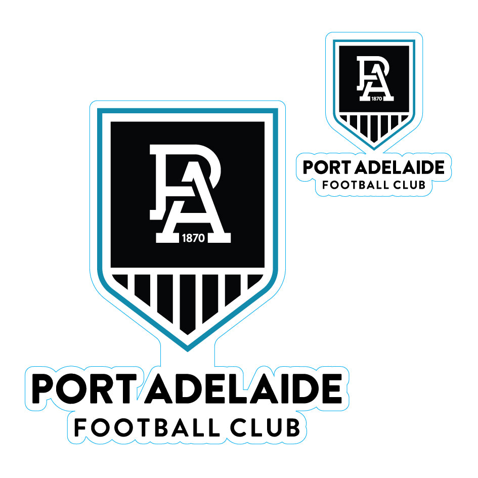 AFL Licensed Team Logo Vinyl Stickers (5-Pack) - Choose Your Team!