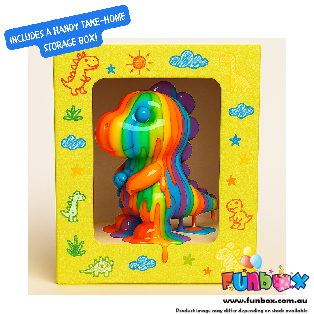 New! Colour Splash Dinosaur Money Box Kit