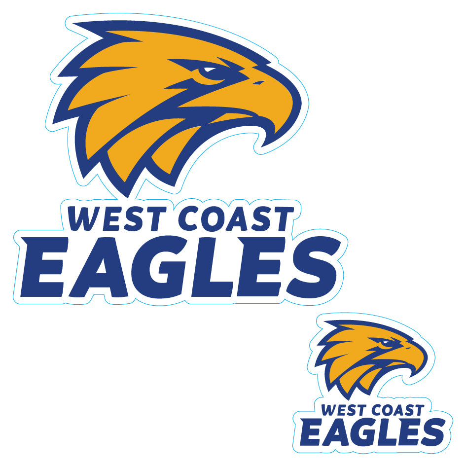 AFL Licensed Team Logo Vinyl Stickers (5-Pack) - Choose Your Team!