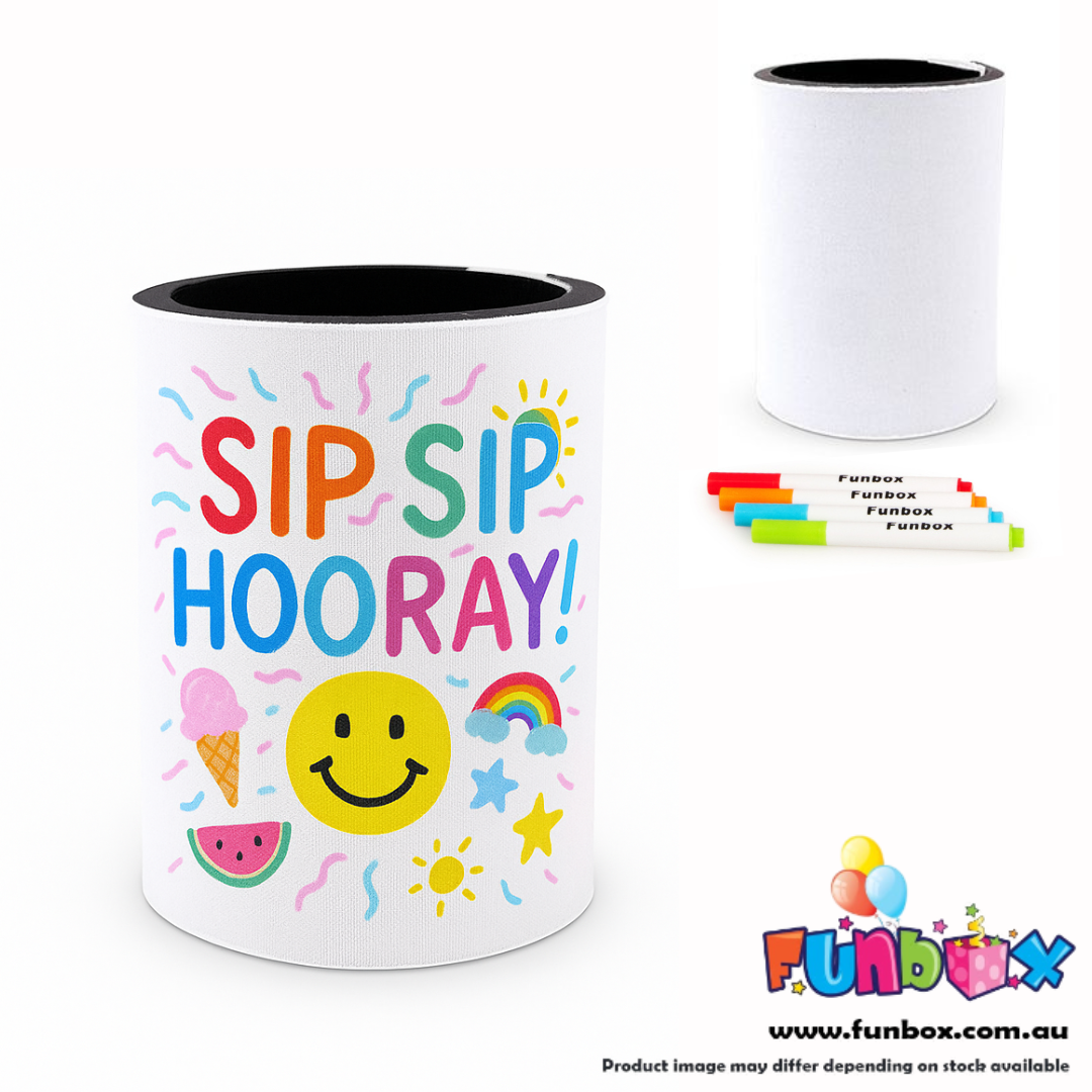 DIY Colour-In Drink Stubby Holder