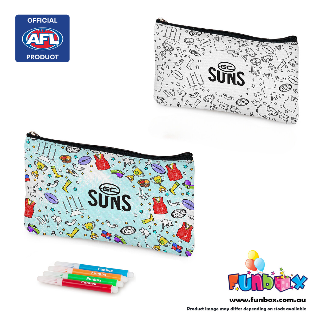 AFL Colour-In Pencil Case - Choose Your Team!