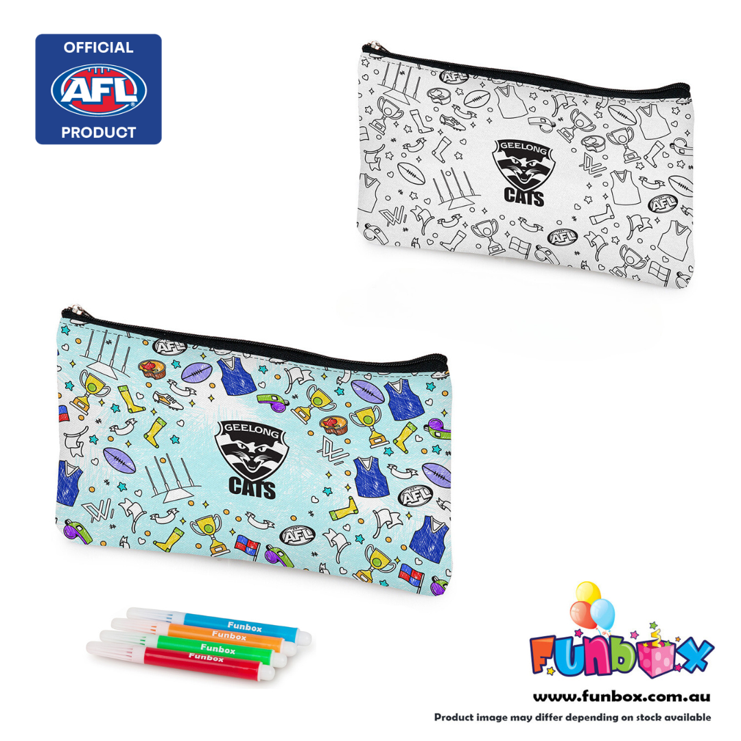 AFL Colour-In Pencil Case - Choose Your Team!