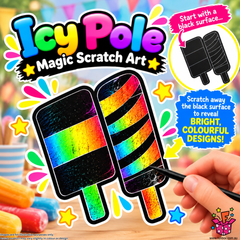 Icy Pole Magic Scratch Art
